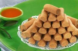 Kikherneghriba appelsiinikastikkeen kera