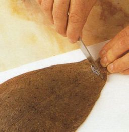 Kokonaisena tarjottavasta litteästä kalasta poistetaan nahka vain tummasta kyljestä