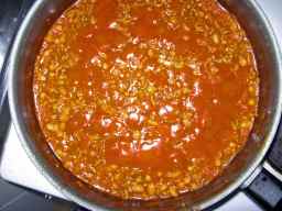 Chili con carne pannussa