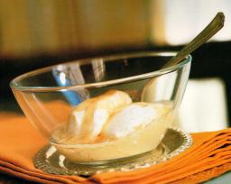 Farfias  - lumipallot vaniljakastikkeessa