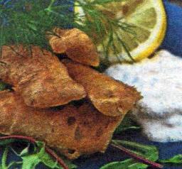 Härliga strömmingsfiléer serverade med romröra