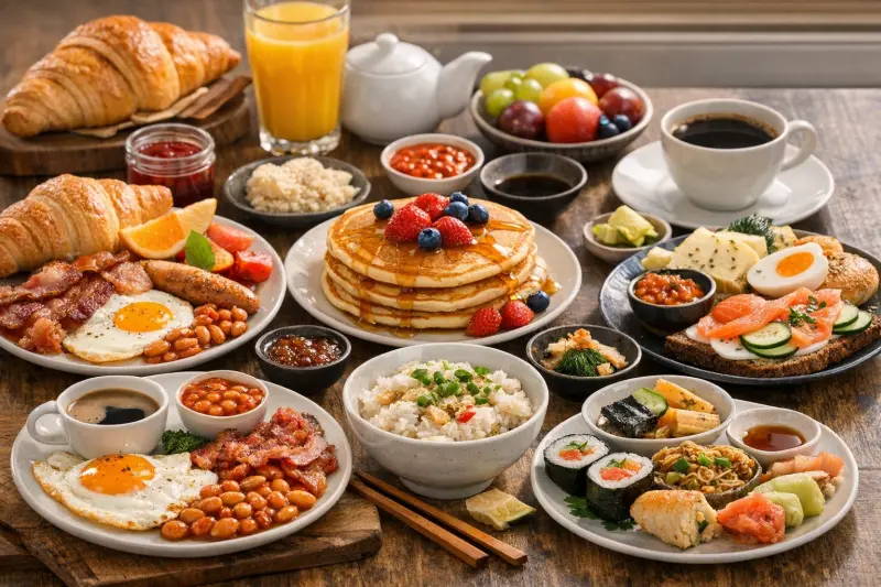 Aamuaterioita eri puolilta maailmaa