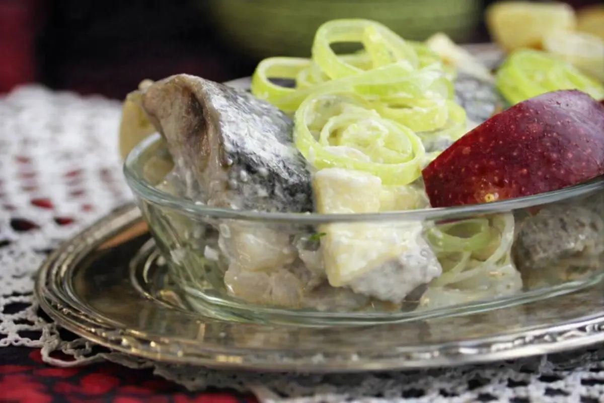 Ingefärssill serverad