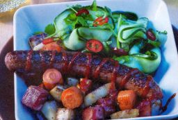 Juurespyttipannua lautasella