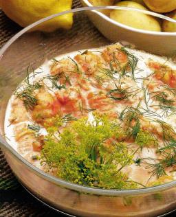 Katkarapusilakat kulhossa