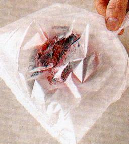 Muovipussiin laitettu paprika