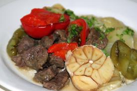 Lampaanpaisti - Ternasco al horno lautasella