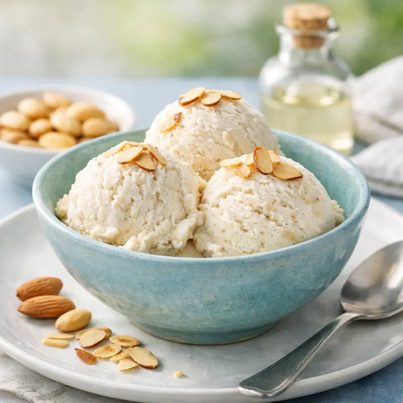 Mantelijäätelöä tarjolla