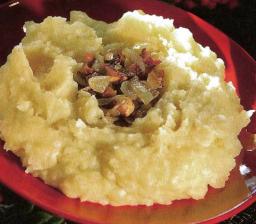 Mulgipuder lautasella