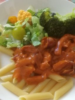 Olutpossua lautasella