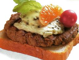 Pihvivillitysleipä tarjolla