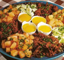 Pohjoisen iltaruoka lautasella