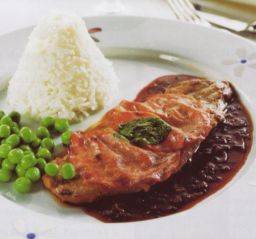 Saltimbocca Keittotaidon tapaan lautasella