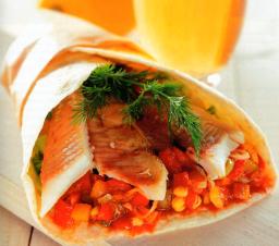 Savukalaburrito tarjolla
