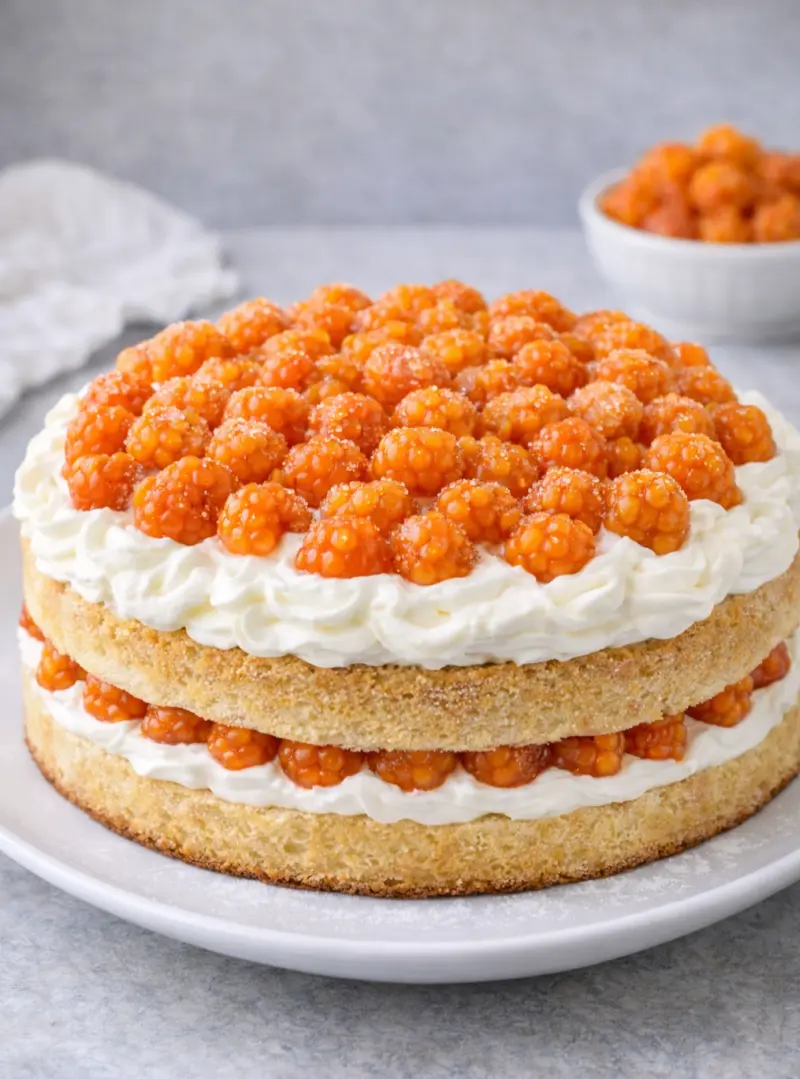 Suomuuraintorttu tarjoiluvalmiina