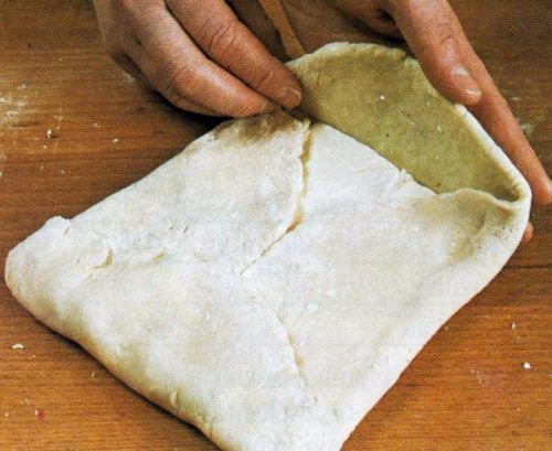 Taikinan taittaminen