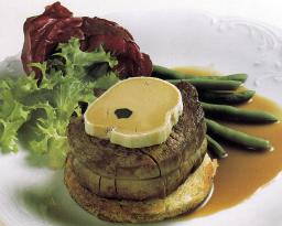 Tournedos Rossin lautasella