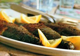 Truta à Moda de Bragança - taimenta Bragançan tapaan lautasella