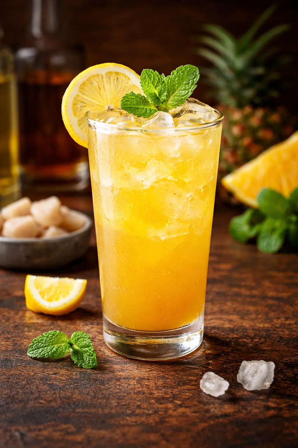 Turun Special cocktail lakkalikööristä, vodkasta ja ananasmehusta