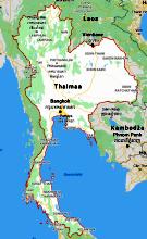 Interaktiivinen Thaimaan kartta
